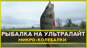 Рыбалка на спиннинг. Ультралайт. Ловля на микро-колебалки. Окунь на каждом забросе