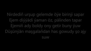 Syke dali - Bagyslayan (lyrics) (Turkmen rap)
