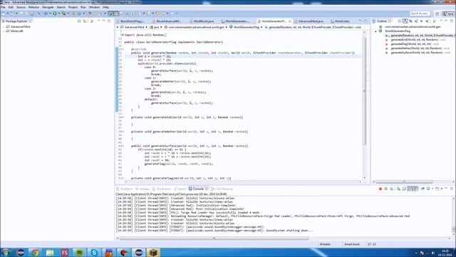Advanced Modding Tutorials: part 3, World Interaction and Generation (part 2/2) смотреть онлайн