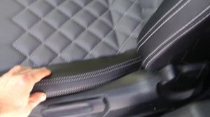 Авточехлы из экокожи для Фольксваген Джетта 6 поколение Ромб Установка