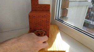 Мини русская печь с подтопком, плитой, отопительным щитком и полатями