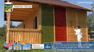 Красим правильно  пропитки для дерева Акватекс, Акватекс Экстра, Eurotex