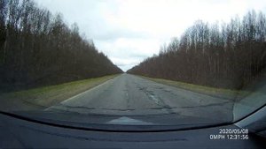 Трасса Ярославль Вологда Тотьма Великий Устюг Котлас вся дорога за 30 мин, 740 км со звуком.