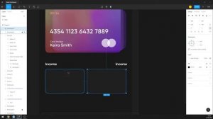 Figma Tutorial. Wallet Dashboard UI Design in Figma. Speedart + Free figma template