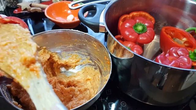 Фаршированный перец, мой простой рецепт к Новому году. Кулинарный влог. Германия. Декабрь 2021 смотреть онлайн