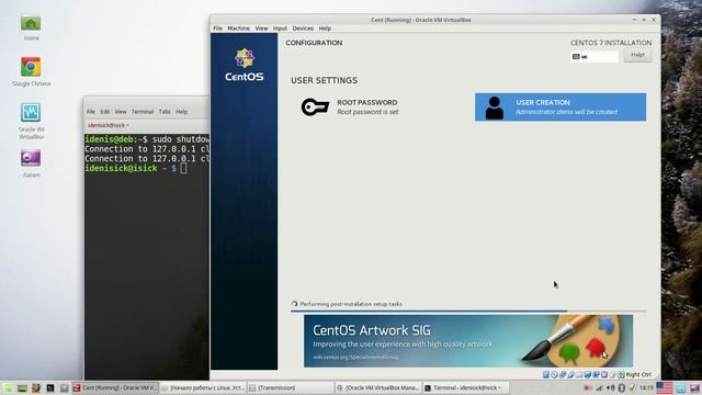 Установка [Ручная разметка диска] Linux CentOS 7.5 смотреть онлайн