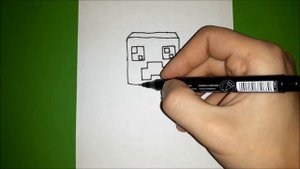 Как нарисовать КРИПЕРА из игры МАЙНКРАФТ?