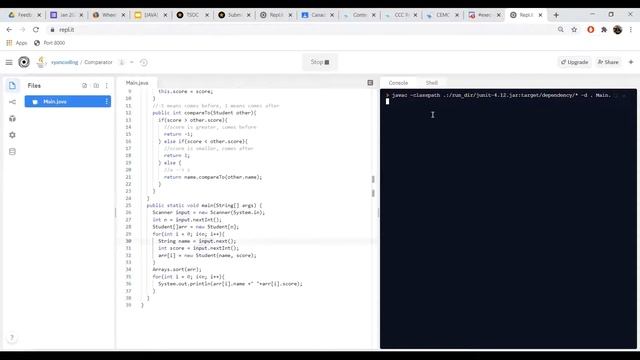 Java CP Lesson 5: Sort & Search Algorithms