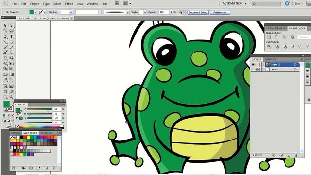 Рисуем лягушку 5 смотреть онлайн