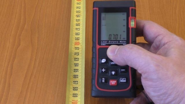 Точность измерения китайской лазерной рулетки SW-E50/RZ50 с AliExpress.