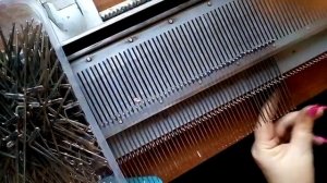 Вязальная машинка SIMAK - Brother  KH830. Часть 5.