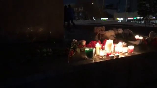 Акция памяти в Барнауле. Кемерово 25.03.2018 смотреть онлайн
