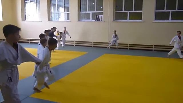 Подвижные игры в дзюдо ("Невод" и "Заморозка")