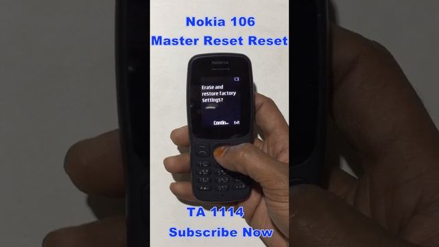 Nokia 106 Master Reset | Nokia TA1114 Factory Reset | Nokia 106 TA 1114 Hard Reset Unlock