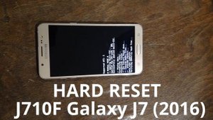 SAMSUNG J710F Galaxy J7 (2016) - Hard Reset, Download Mode , Enable USB debugging