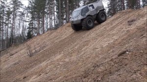 Испытание шин АГ2 на вездеходе АГ20