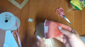 Чехол для детских ножниц в школу из мебельной ткани.