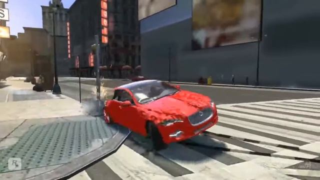 GTA IV 2013 Jaguar XJ L CRASH TEST смотреть онлайн