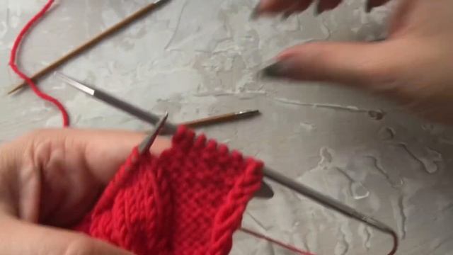Коса спицами. Узор спицами. Вязаные косы.
