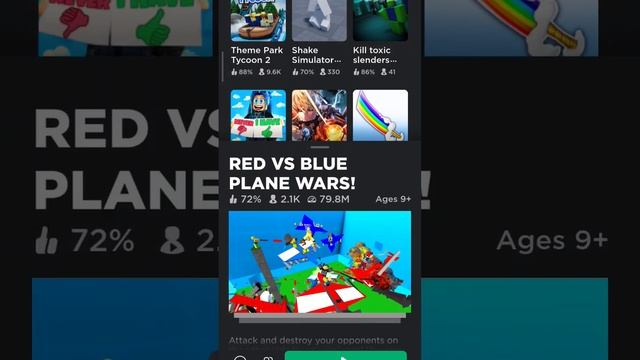 red Vs blue plane wars #epic #roblox #robloxnews #robloxmemes #gaming #videogamememes #game #new смотреть онлайн