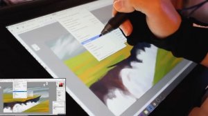 Рисую на графическом планшете пейзаж | Как собрать картинку?