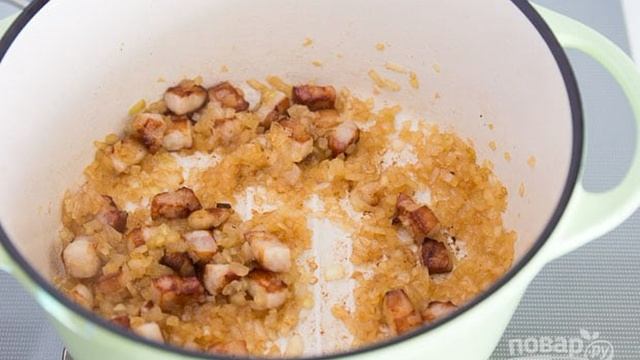Тушеная белая фасоль