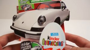 Еще 4 Киндер Сюрприз Яйца Порше Каррера 911 Игрушки 4 Kinder Surprise Eggs Porsche Carrera 911 Toys