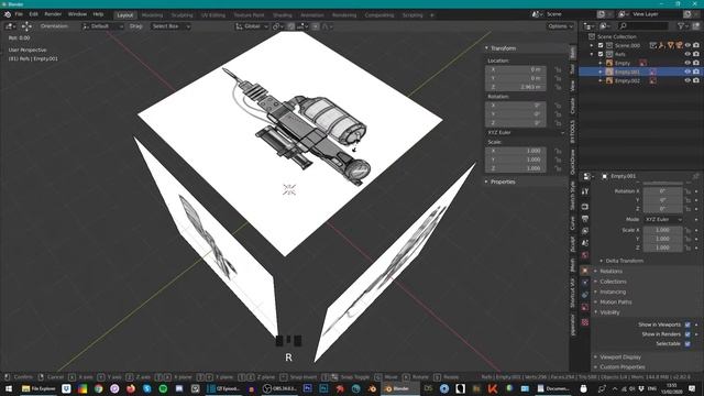 QUICK TIPS | Setting Up 2D Reference Planes in Blender