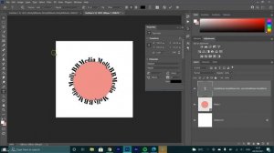 How To Wrap Text Around A Shape In Photoshop | Simple, Quick And Easy | MollyBBMedia