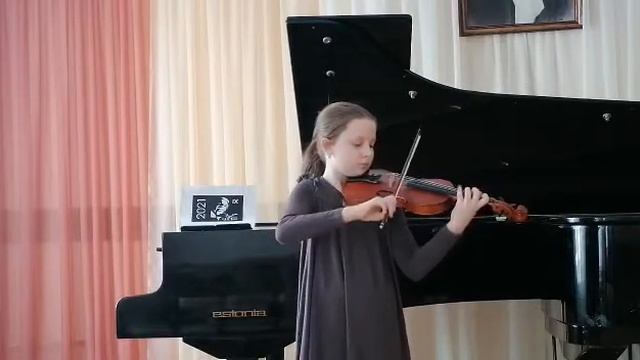 Муз. А. Комаровский Этюд h-moll исполняет Емельянова Таисья смотреть онлайн