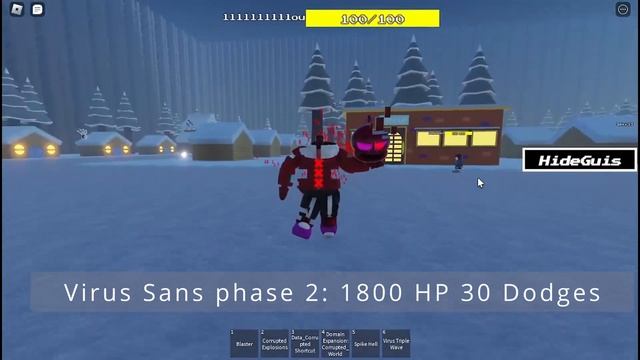 Virus Sans Undertale Monster Mayhem + New codes (In desc) (100k visits event) смотреть онлайн