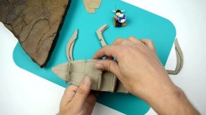 Самодельный Драккар и раритетные LEGO фигурки викингов (+создание эффекта воды)