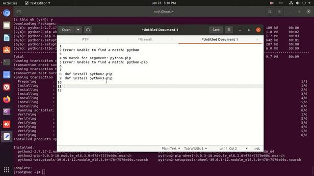 Fix Error: Unable to find a match: python RHEL 8/CentOS 8