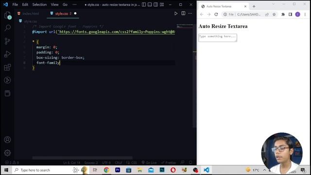 JavaScript Course Project Based Learning #45 - Form Validation Auto Resize Textarea In Javascript смотреть онлайн