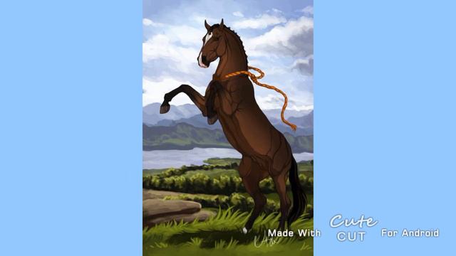 Лошади  аниме 100 интересно!