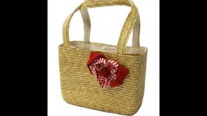Очаровательные плетеные сумки из соломы - сумки корзины