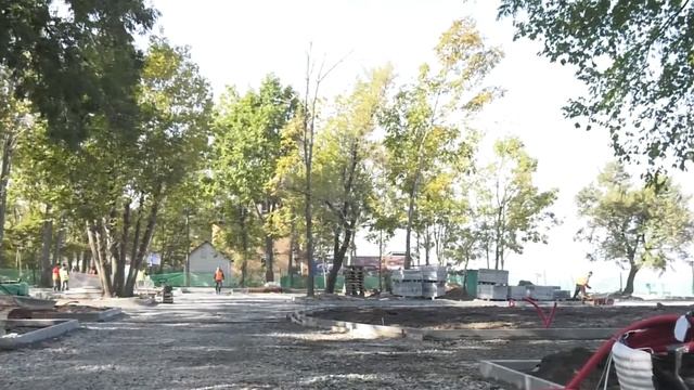 Первый этап благоустройства парка культуры и отдыха им. Сергея Лазо. смотреть онлайн