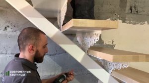 Комфортная лестница на центральном косоуре | Изготовление лестниц на металлическом каркасе