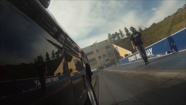 BLK40T Twin Turbo E85 1UZ V8 Ford Capri first time on a radial tyre. testing for APSA x275 смотреть онлайн