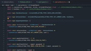 21 Typescript Advanced_ Typing Firebase + User Redux Files - 002 Typing User Actions