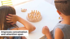 InnovaGoods Gadget Kids Wooden Memo Chess