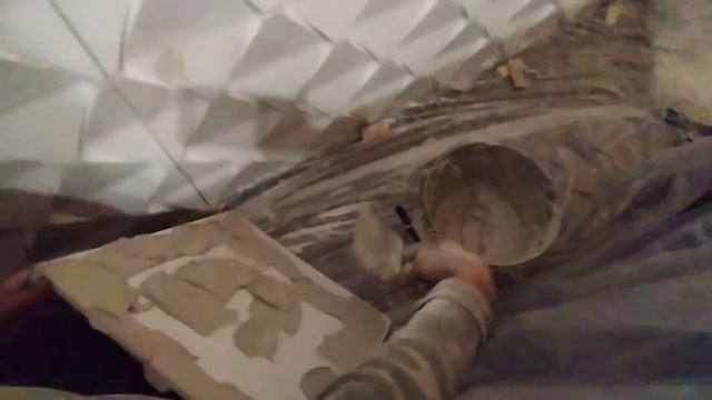 Укладка 3D панелей. Наш опыт. Декоративный камень! Собственное производство! смотреть онлайн