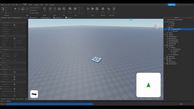 Как сделать миникарту в Roblox Studio???