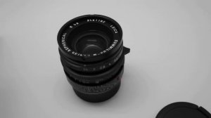 The Leica 35 Summilux AA Aspherical  - RARE & EXPENSIVE LENS!