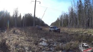 Тонет даже Газ 69 на 49х. Оффроад на грани