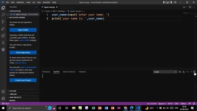 VS CODE NOT TAKING USER INPUT IN PYTHON SOLVED | USER INPUT PROBLEM VS CODE SOLVED смотреть онлайн