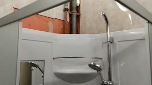 Установка душевой кабины River Neva 800х800.