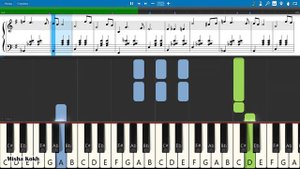 Белой акации - Дни Турбиных [Piano Tutorial | Sheets | MIDI] Synthesia