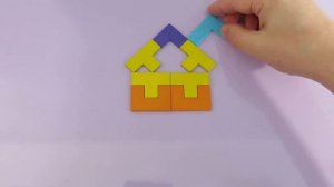 ДОМИК из тетриса 🏠 Фигуры из Tetris ➄