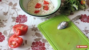 Салат с помидорами и творогом. Вкусный, полезный, быстрый Домашняя еда Кухня Рецепты